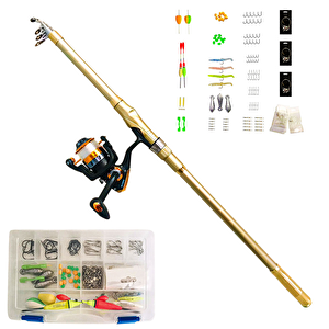 125 Parça Hazır Olta Seti 210 Cm 001