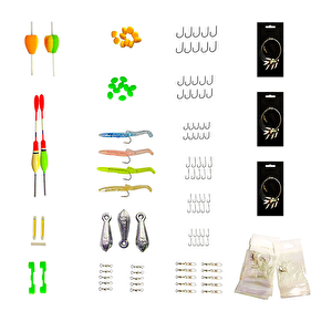 125 Parça 2 Li Hazır Olta Seti 240-210 Cm