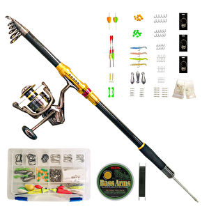 125 Parça Hazır Olta Seti  360 Cm 001