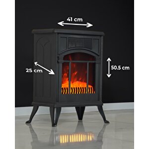 Reyo Stove Asur 1900w Ayaklı Elektrikli Şömine
