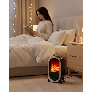 Stove Med 1500w Dekoratif Elektrikli Şömine