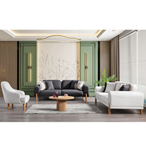 Class Bohem Koltuk Takımı 3+3+1 Antrasit