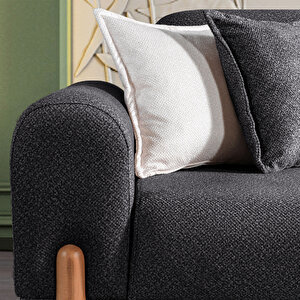 Eymense Class Bohem Koltuk Takımı 3+3+1 Antrasit