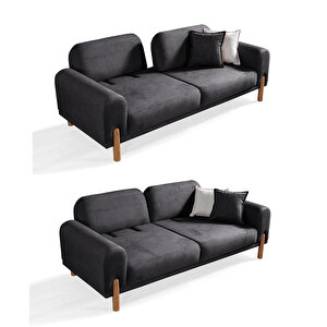 Eymense Class Bohem Koltuk Takımı 3+3+1 Antrasit