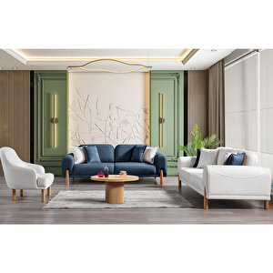 Class Bohem Koltuk Takımı 3+3+1 Lacivert