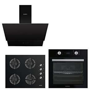 Digital Plus 15 Programlı Ankastre Set - Siyah