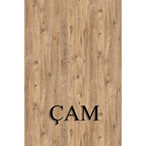 Metal Ayaklı Laptop Sehpası Kahvaltı Masası Çalışma Sehpası Çam