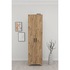 8 Raflı 2 Kapaklı Çok Amaçlı Mutfak Dolabı Banyo Dolabı Çok Amaçlı Dolap Cemre Çam