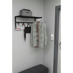 Metal Duvar Askısı Metal Askılık Elbise Askılığı Siyah