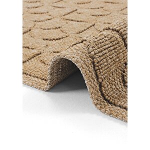 Cool Halı Mirage Kahverengi Kilim Dokuma Modern Kaymaz Tabanlı Yıkanabilir Salon Mutfak Oda Kilimi