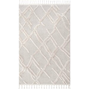 Marfil 03 Krem Bukle Salon Halısı Mutfak Halısı Çocuk Odası Halısı Kesme Koridor Yolluk 120x700 cm