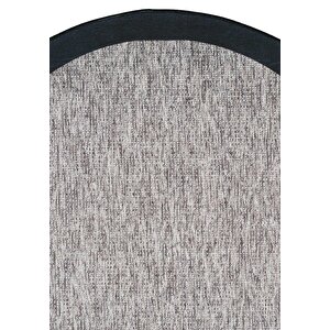 Cool Halı Pratico Gri Oval Yıkanabilir Kaymaz Taban Mutfak Halısı Sisal Görünüm Yumuşak Dijital Halı