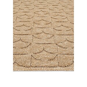 Cool Halı Mirage Kahverengi Kilim Dokuma Modern Kaymaz Tabanlı Yıkanabilir Salon Mutfak Oda Kilimi