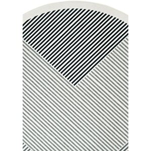 Pratico Gri Yuvarlak Halı Dijital Baskı Geometrik Yumuşak Kaymaz Yıkanan Mutfak Halısı 160x160 cm