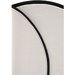 Cool Halı Riga Beyaz Yuvarlak Mutfak Halısı Modern Kolay Temizlenen Leke Tutmaz Antre Hol Sisal Halı