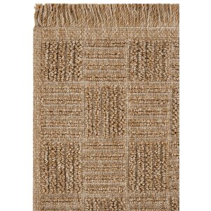 Cool Halı Mirage Kahverengi Dama Desenli Kilim Kaymaz Tabanlı Yıkanabilir Bohem Salon Mutfak Kilimi