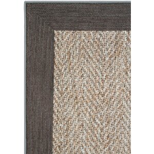 Cool Halı Pratico Kahverengi Mutfak Halısı Sisal Hasır Görünümlü Kaydırmaz Makinada Yıkanabilir Halı