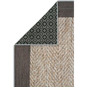 Cool Halı Pratico Kahverengi Mutfak Halısı Sisal Hasır Görünümlü Kaydırmaz Makinada Yıkanabilir Halı