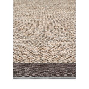 Cool Halı Pratico Kahverengi Mutfak Halısı Sisal Hasır Görünümlü Kaydırmaz Makinada Yıkanabilir Halı