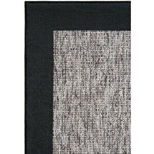 Cool Halı Pratico Gri Makinede Yıkanabilir Kaymaz Mutfak Halısı Sisal Görünüm Yumuşak Halı Kaydırmaz