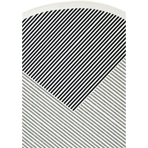 Cool Halı Pratico Gri Oval Mutfak Halısı Geometrik Desen Yıkanabilir Kaymaz Taban Dijital Baskı Halı