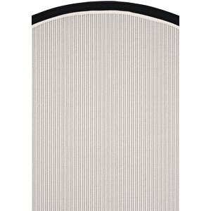 Oslo Beyaz Yuvarlak Mutfak Halısı Hasır Doku Leke Tutmaz Giriş Antre Hol Balkon Sisal Halı 120x120 cm