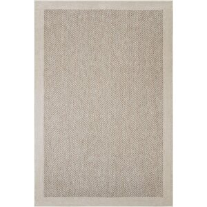 Pratico Bej Kaydırmaz Taban Halı Yumuşak Jüt Sisal Hasır Görünüm Yıkanabilir Mutfak Halısı 60x100 cm