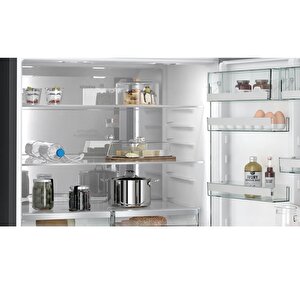 Siemens Kg86paxb0n Iq700 Alttan Donduruculu Buzdolabı 186 X 86 Cm Blacksteel Total Nofrost