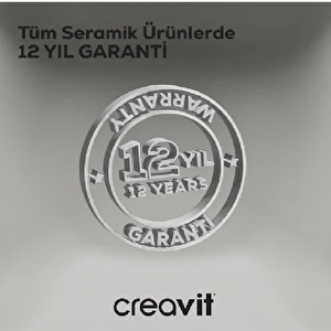 Creavit Eg321 Elegant Rim-off Kanalsız Duroplast Yavaş Kapanan Klozet Kapaklı Mat Cappucino Set