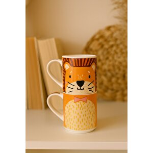 Ecrou Hayvan Figürlü Porselen Mug 265 Ml