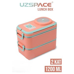 İçi Çelik Saklama Kabı 1200 Ml Vgn8023 Turuncu