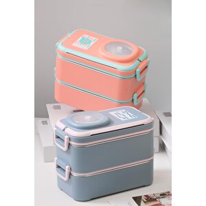 İçi Çelik Saklama Kabı 1200 Ml Vgn8023 Turuncu