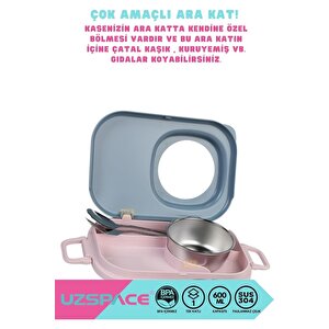 Vagonlife İçi Çelik Saklama Kabı 600 Ml Vgn8021 Mavi