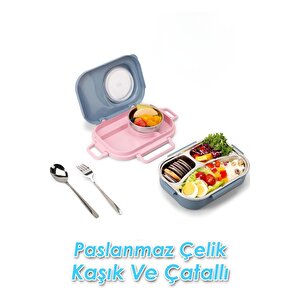 Vagonlife İçi Çelik Saklama Kabı 600 Ml Vgn8021 Mavi