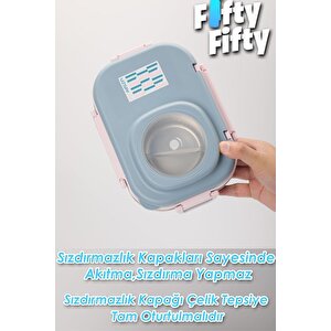 Vagonlife İçi Çelik Saklama Kabı 600 Ml Vgn8021 Mavi