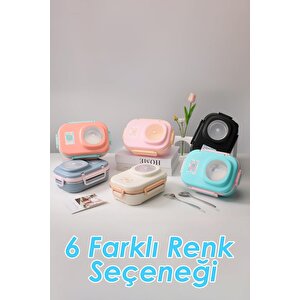 Vagonlife İçi Çelik Saklama Kabı 600 Ml Vgn8021 Pembe