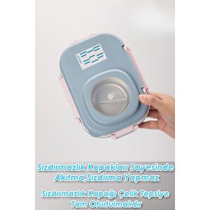 Vagonlife İçi Çelik Saklama Kabı 600 Ml Vgn8021 Pembe