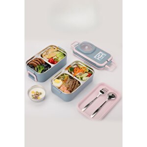 Vagonlife İçi Çelik Saklama Kabı 1200 Ml Vgn8023 Pembe