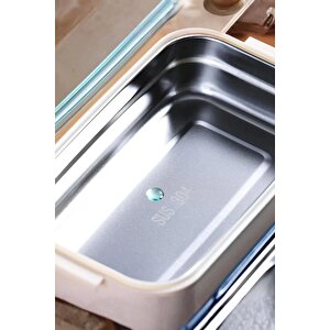 İçi Çelik Saklama Kabı 1400 Ml Xc-462 Sarı