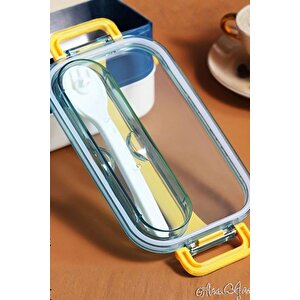 Vagonlife İçi Çelik Saklama Kabı 1400 Ml Xc-462 Sarı