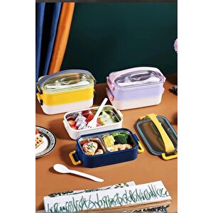 Vagonlife İçi Çelik Saklama Kabı 1400 Ml Xc-462 Sarı