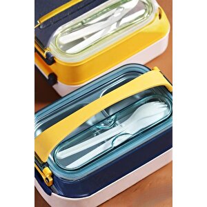 Vagonlife İçi Çelik Saklama Kabı 1400 Ml Xc-462 Sarı