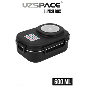 İçi Çelik Saklama Kabı 600 Ml Vgn8021 Siyah