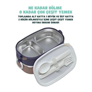 İçi Çelik Saklama Kabı 900 Ml Vgn8023 Pembe