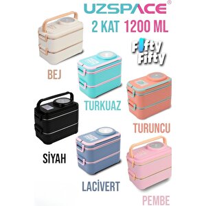 Vagonlife İçi Çelik Saklama Kabı 1200 Ml Vgn8023 Bej