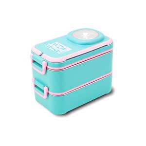 İçi Çelik Saklama Kabı 1200 Ml Vgn8023 Yeşil