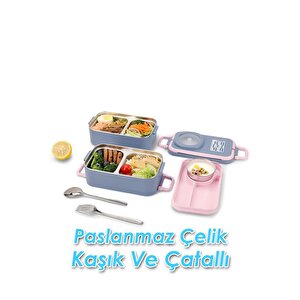 Vagonlife İçi Çelik Saklama Kabı 1200 Ml Vgn8023 Yeşil