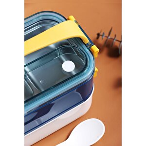 Vagonlife İçi Çelik Saklama Kabı 1400 Ml Xc-462 Mavi