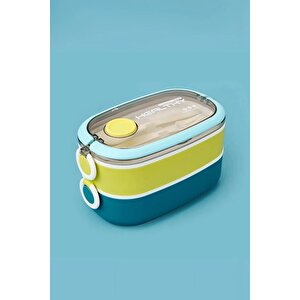 İçi Çelik Saklama Kabı 900 Ml Vgn6729 Mavi