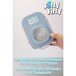 Vagonlife İçi Çelik Saklama Kabı 600 Ml Vgn8021 Bej